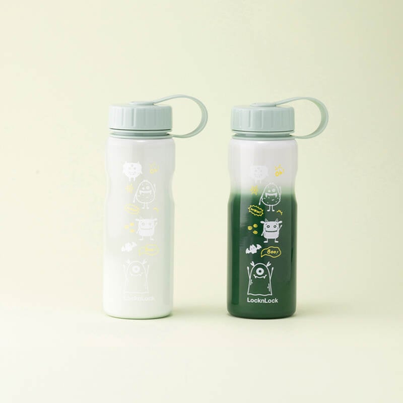 Bình Nước LocknLock 500ml Đổi Màu Theo Nhiệt Độ, Thép Không Gỉ 2 màu (Tím, Mint) LHC7005 image number null